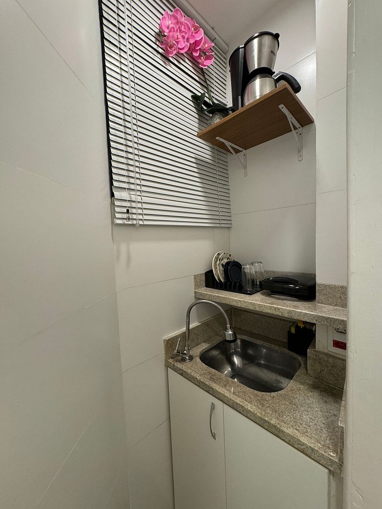 Studio bem Decorado 300 Metros da Praia - PJ335817