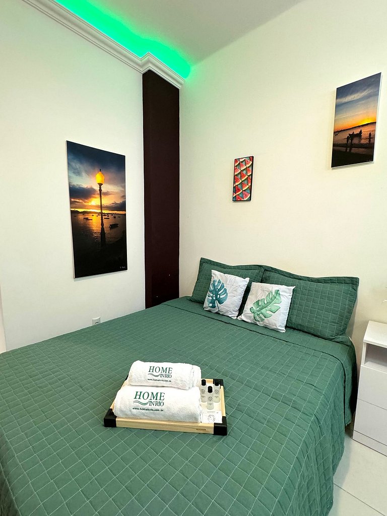 Studio para Casal 3 Minutos da Praia