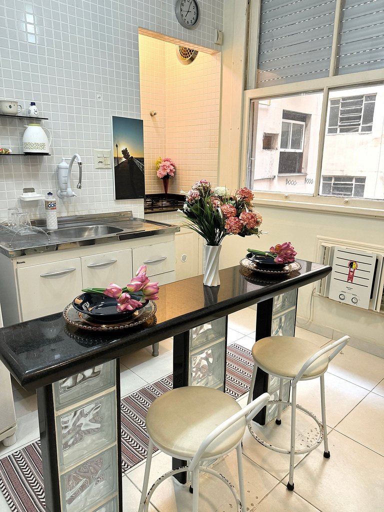 Studio para Casal 3 Minutos da Praia