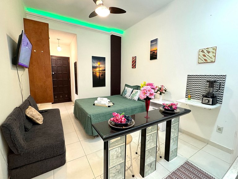 Studio para Casal 3 Minutos da Praia - NSC1032401