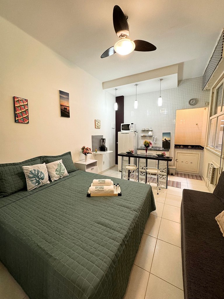 Studio para Casal 3 Minutos da Praia - NSC1032401