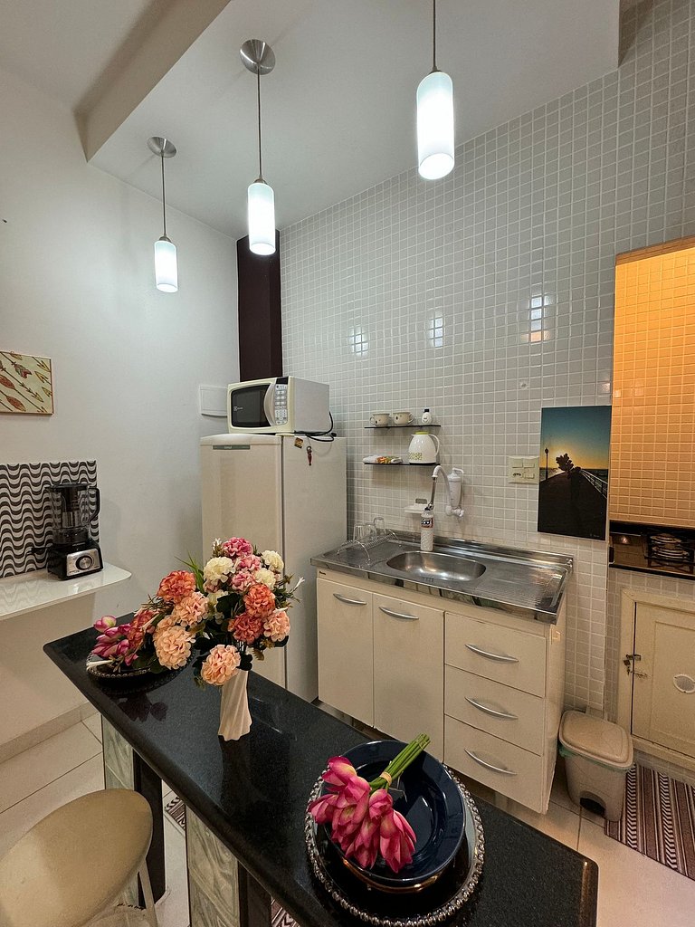 Studio para Casal 3 Minutos da Praia - NSC1032401