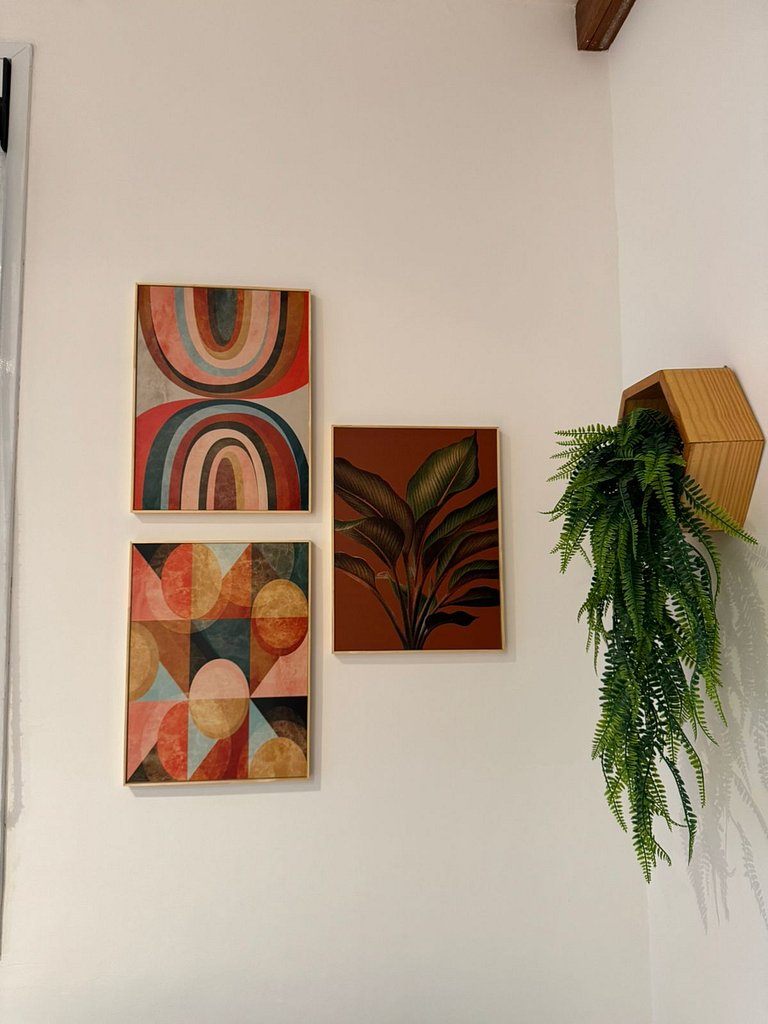 Studio a 3 Minutos da Praia Decorado