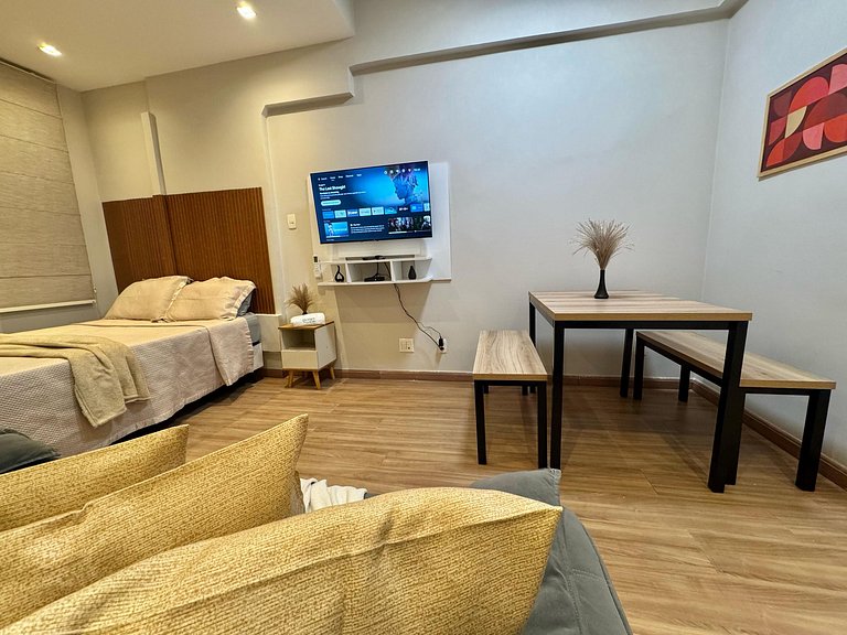 Studio Moderno a 5 Minutos da Praia