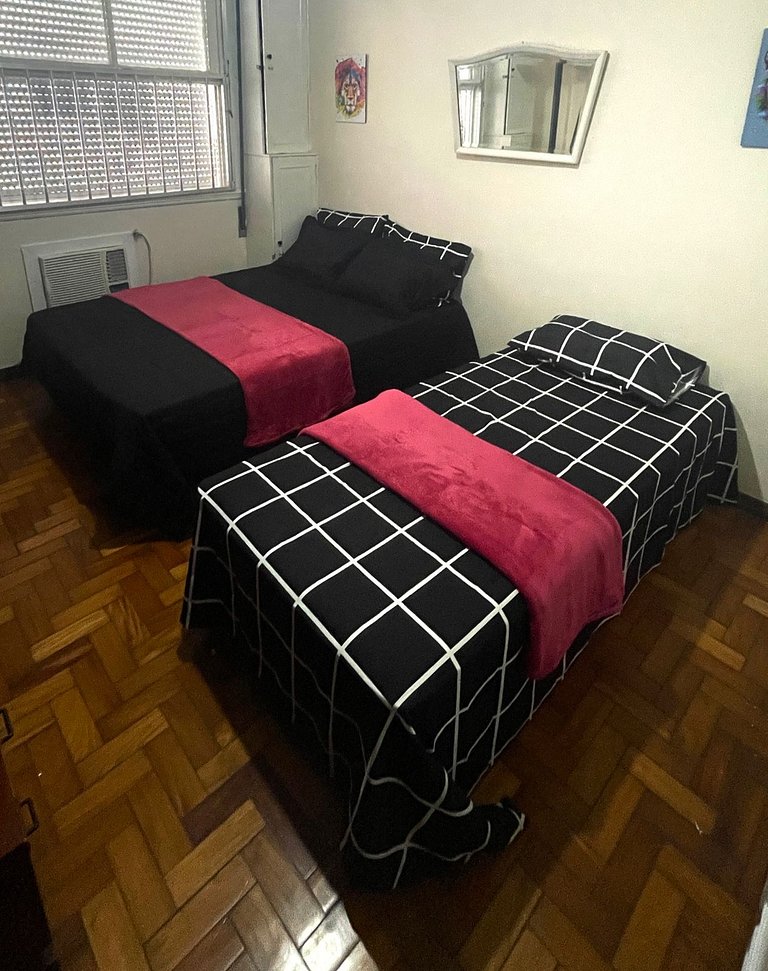 2 Quartos 8 Pessoas a 3 minutos da Praia - DF411009