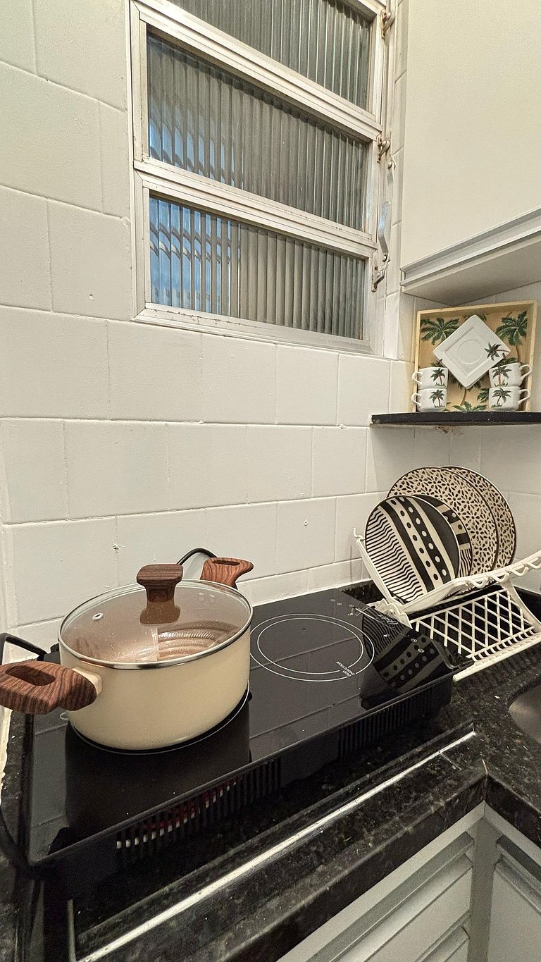 Loft Moderno Versátil a 7 Minutos Praia