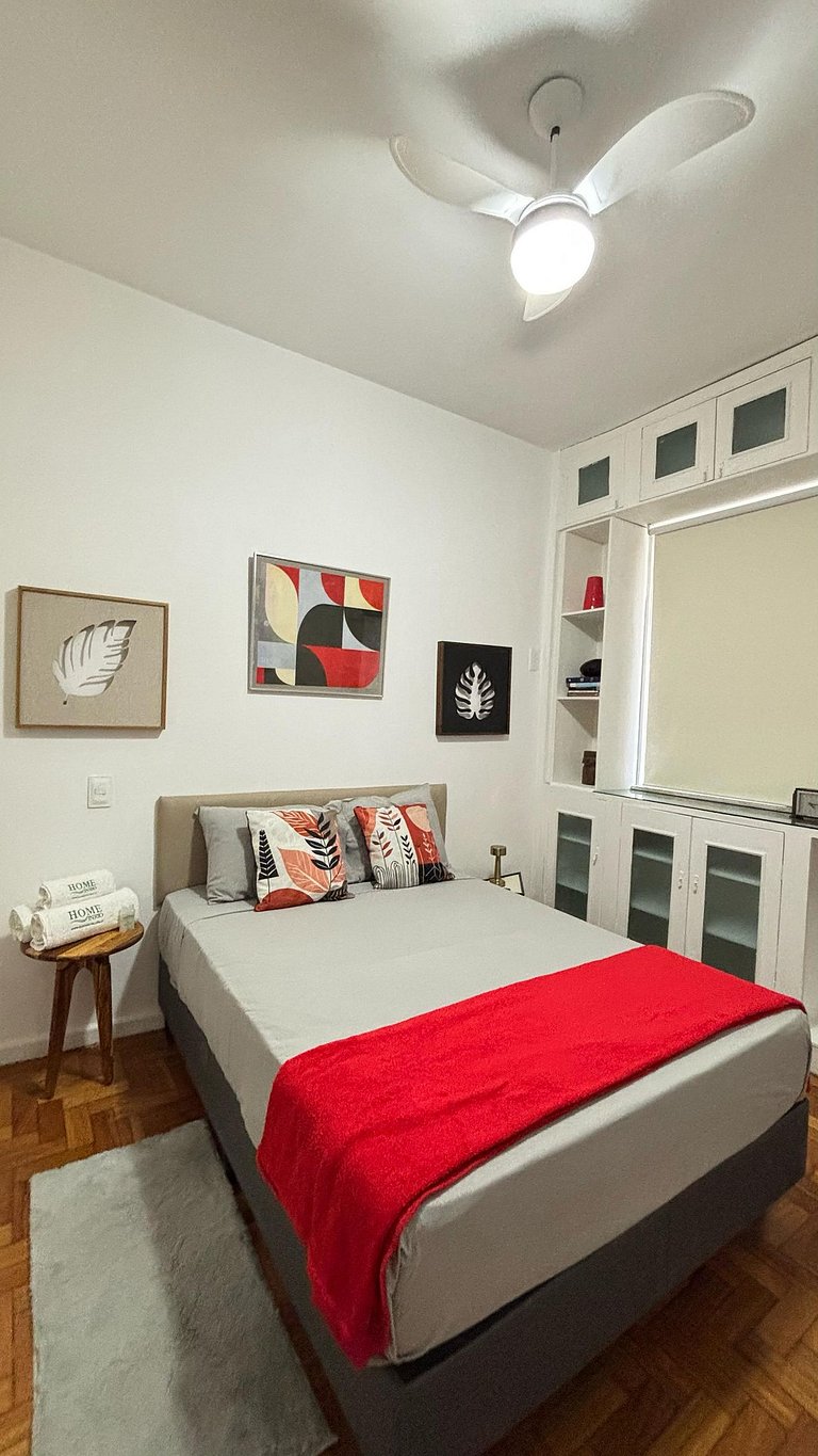 Loft Moderno Versátil a 7 Minutos Praia