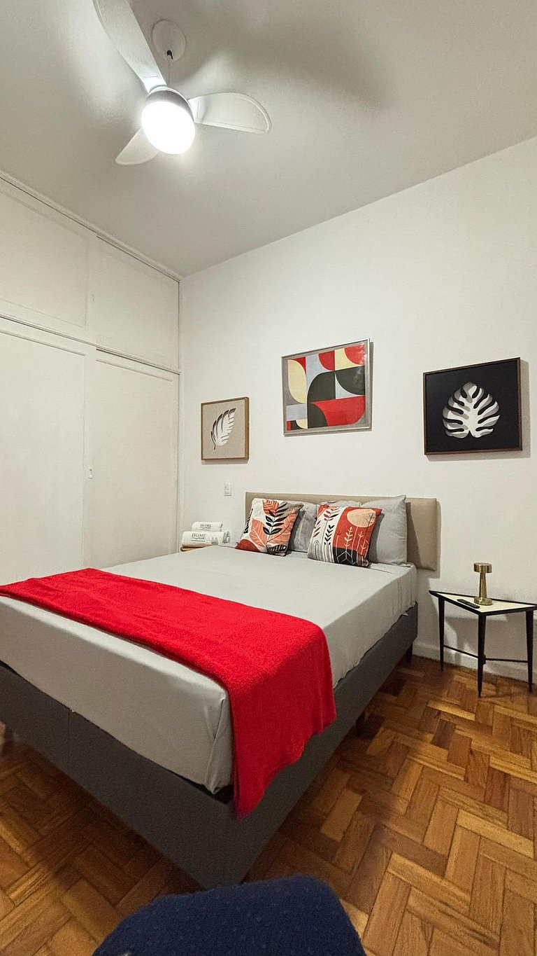 Loft Moderno Versátil a 7 Minutos Praia
