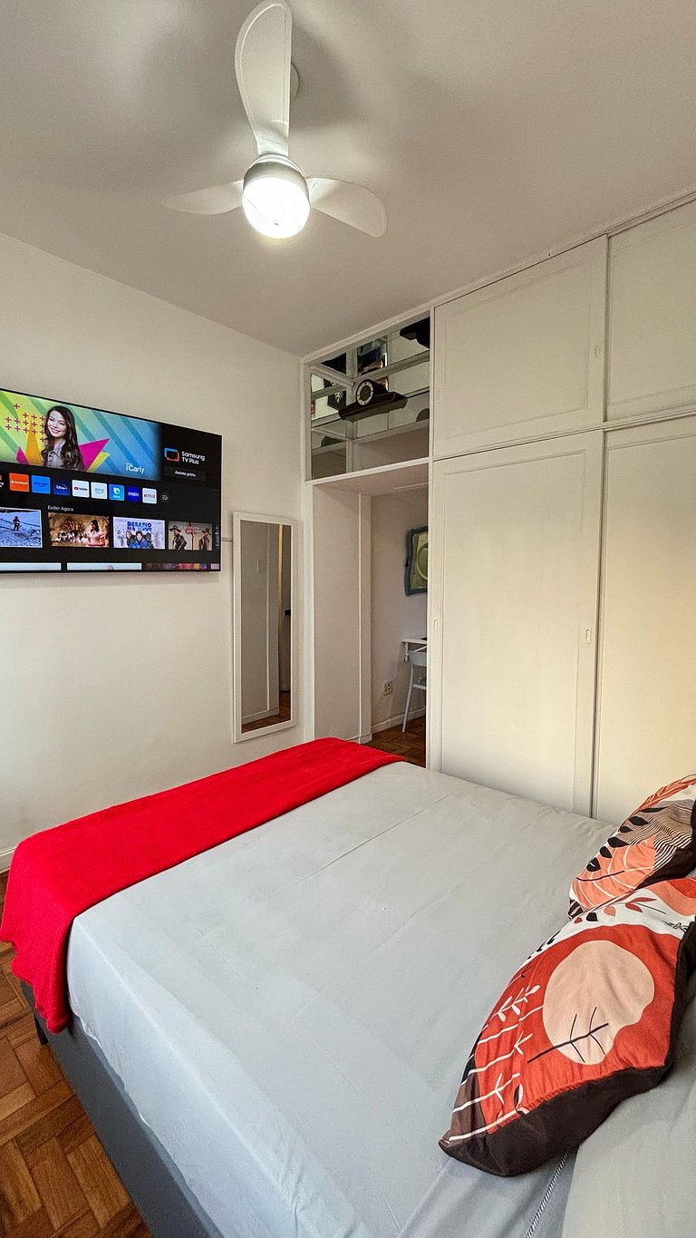 Loft Moderno Versátil a 7 Minutos Praia