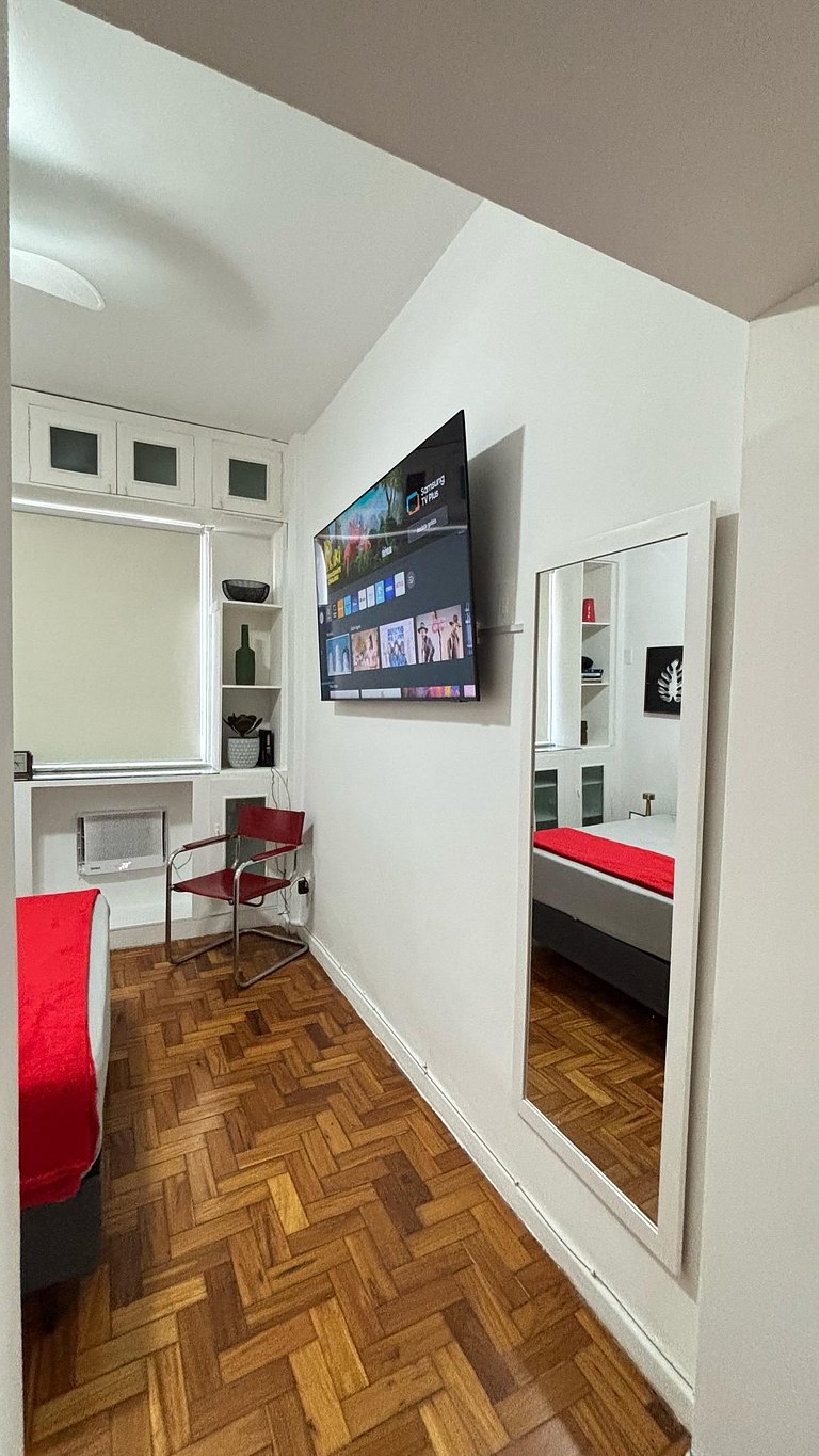 Loft Moderno Versátil a 7 Minutos Praia