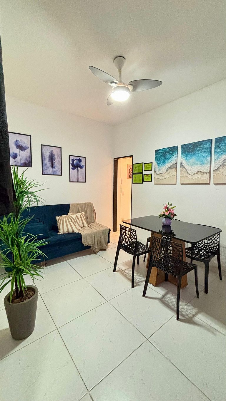 3 minutos da Praia Posto 5 Confortável
