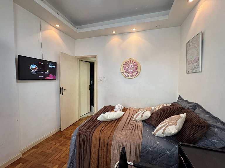 2 Quartos a 300 Metros da Praia Posto 4 - YR64I