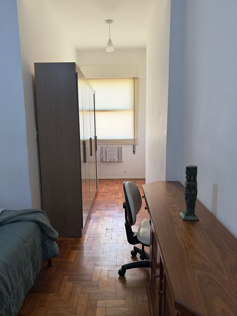 2 quartos a 3 Minutos da Praia