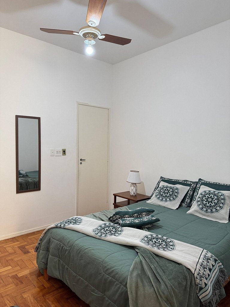 2 quartos a 3 Minutos da Praia