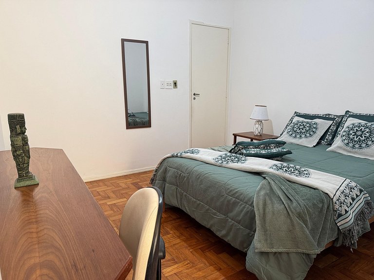 2 quartos a 3 Minutos da Praia