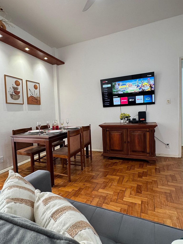 2 quartos a 3 Minutos da Praia