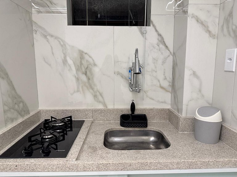 Vista Lateral Mar 2 Minutos da Praia AS76-305