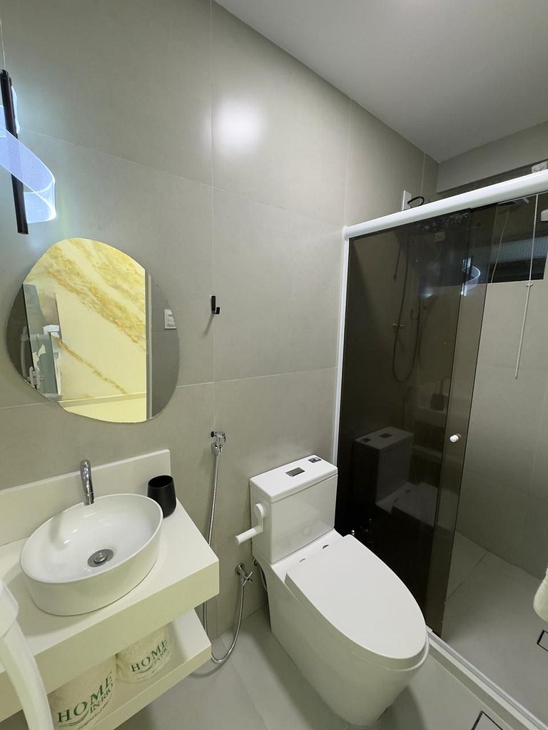 Vista Lateral Mar 2 Minutos da Praia AS76-305