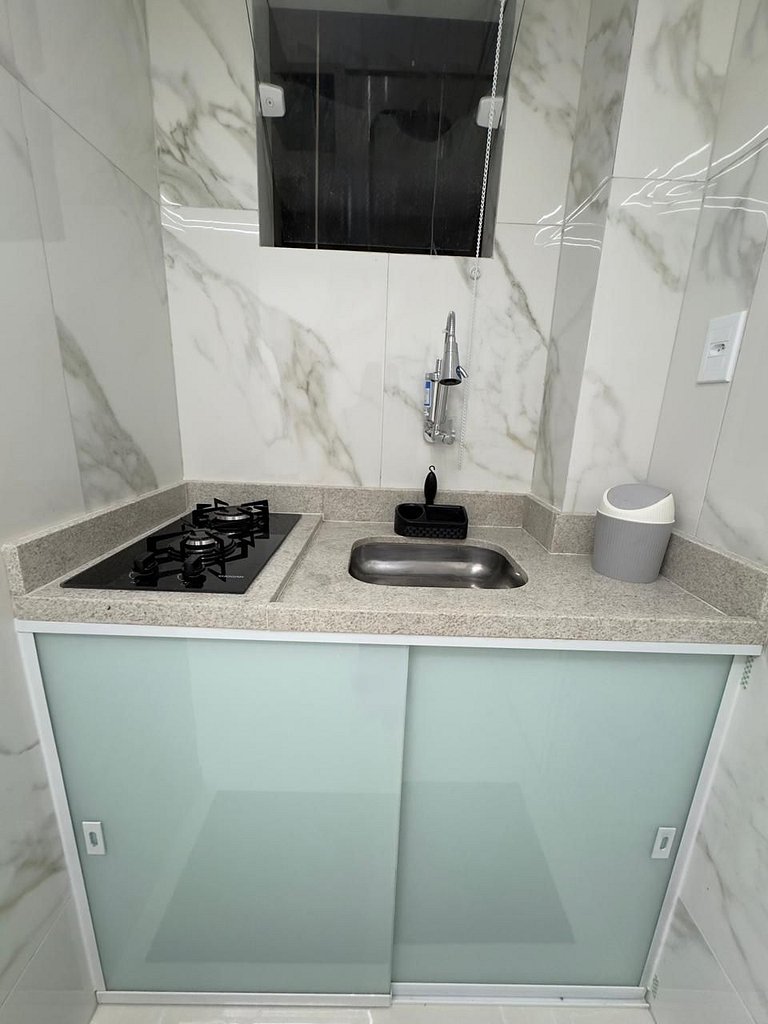 Vista Lateral Mar 2 Minutos da Praia AS76-305