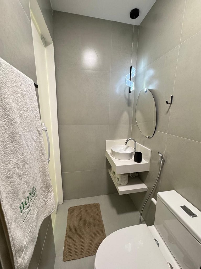 Vista Lateral Mar 2 Minutos da Praia AS76-305