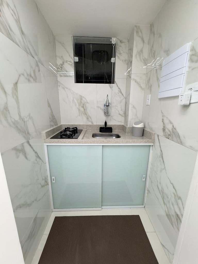 Vista Lateral Mar 2 Minutos da Praia AS76-305