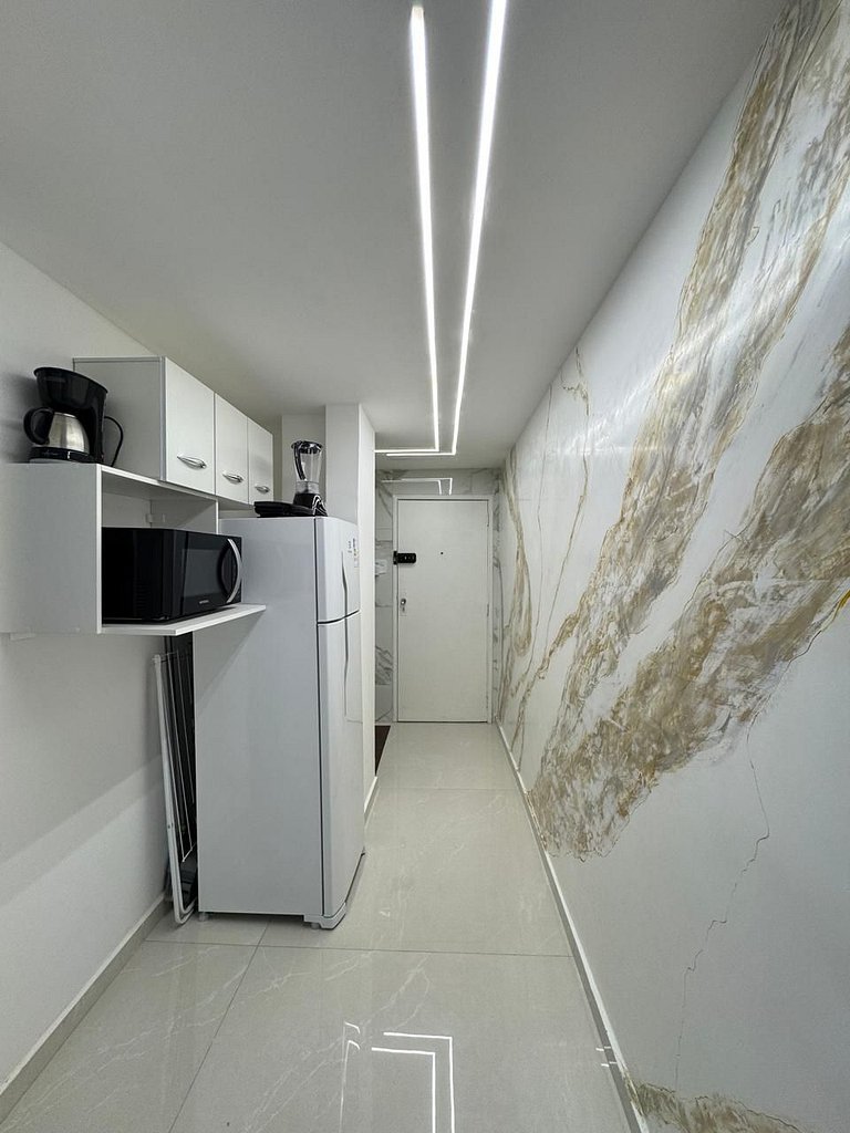 Vista Lateral Mar 2 Minutos da Praia AS76-305