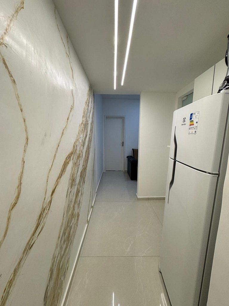 Vista Lateral Mar 2 Minutos da Praia AS76-305