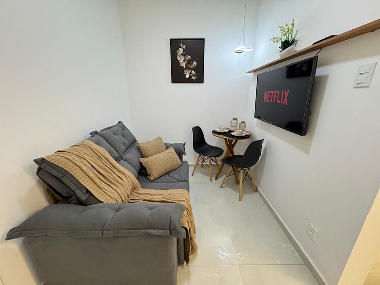 Vista Lateral Mar 2 Minutos da Praia AS76-305