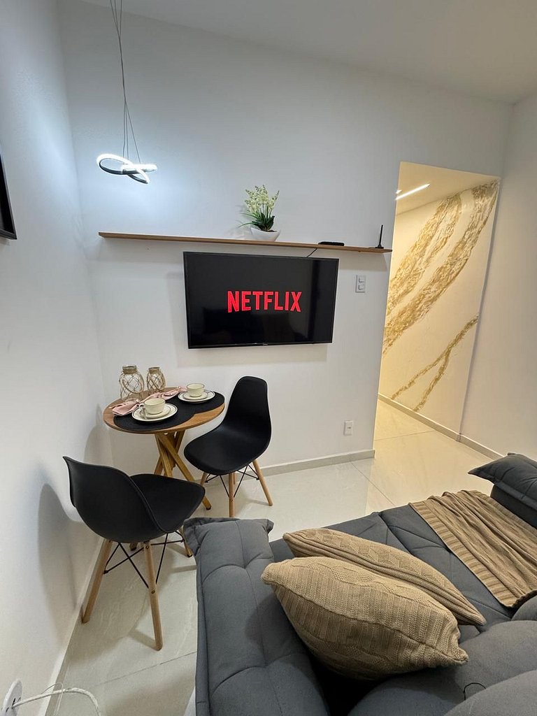 Vista Lateral Mar 2 Minutos da Praia AS76-305