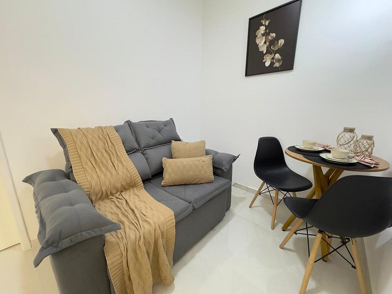 Vista Lateral Mar 2 Minutos da Praia AS76-305