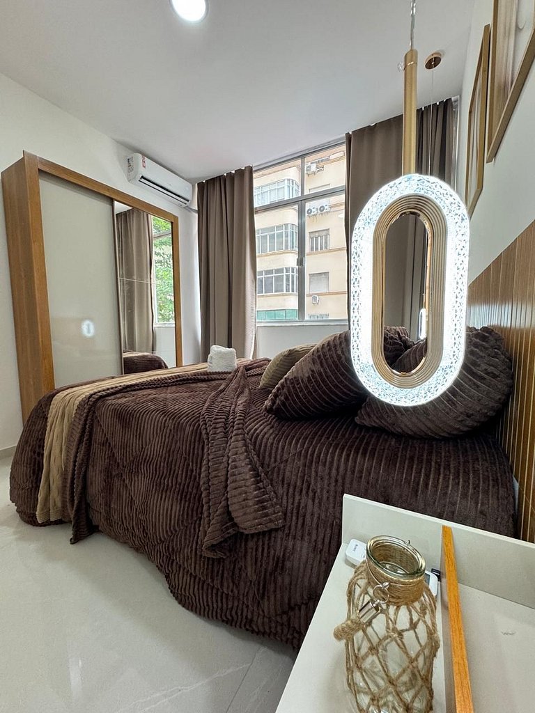 Vista Lateral Mar 2 Minutos da Praia AS76-305