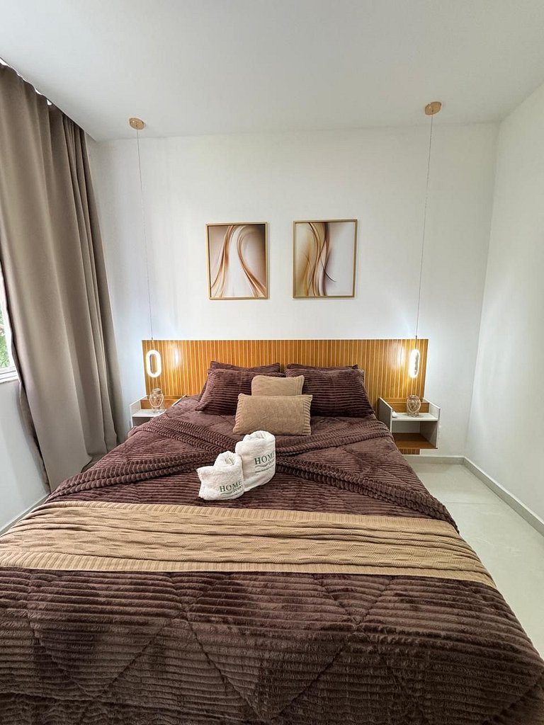 Vista Lateral Mar 2 Minutos da Praia AS76-305