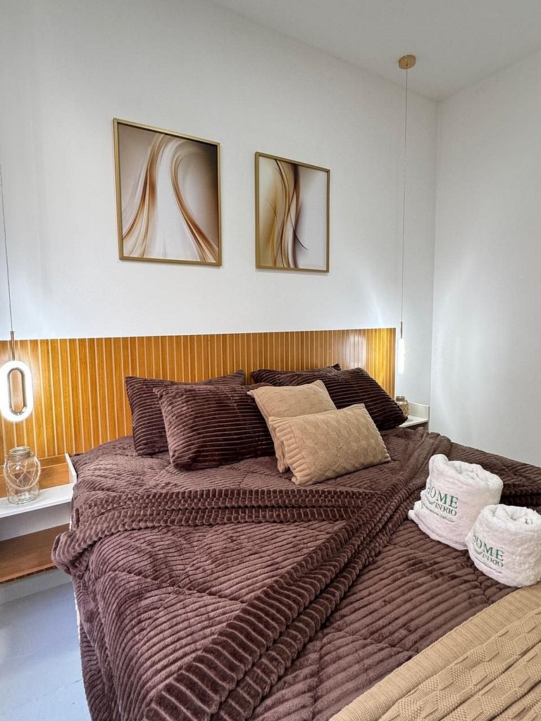 Vista Lateral Mar 2 Minutos da Praia AS76-305