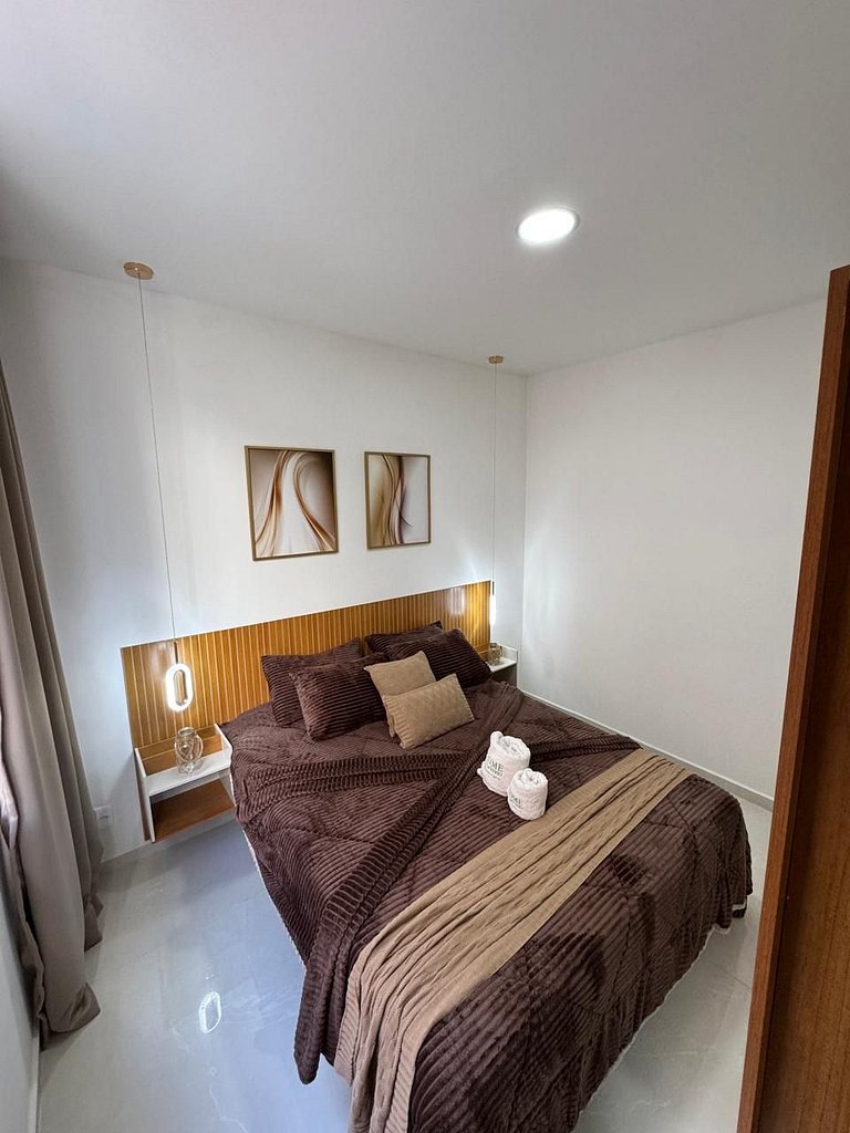 Vista Lateral Mar 2 Minutos da Praia AS76-305