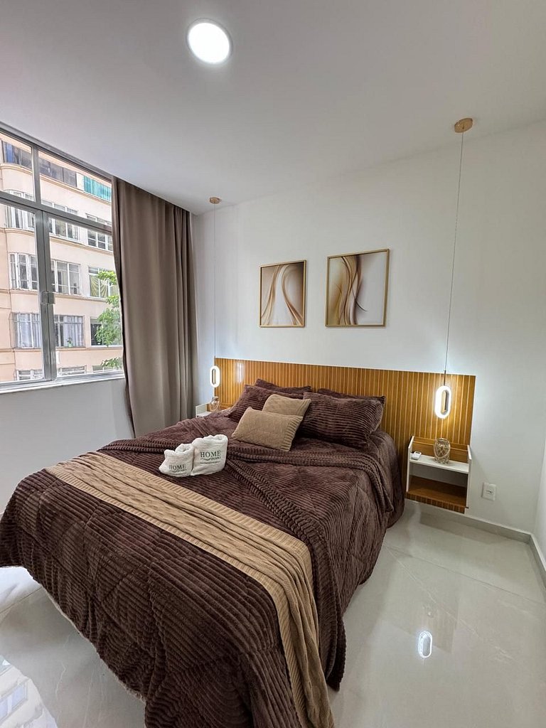 Vista Lateral Mar 2 Minutos da Praia AS76-305