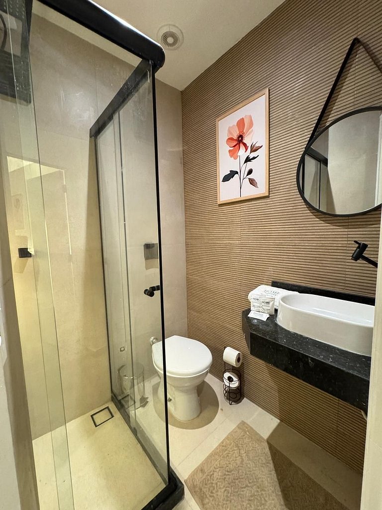 2 Quartos Vista Mar na Praça Paris Gloria 232-403