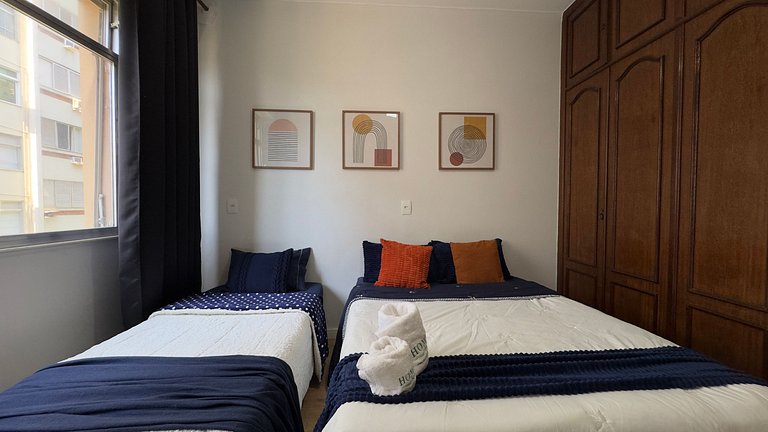 2 Quartos a 7 Minutos da Praia