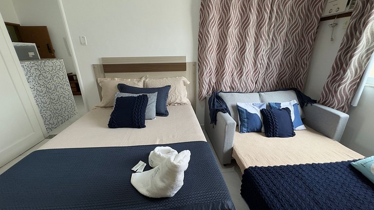 Estrutura Completa com 1 Suíte e Praia NSC1032-913