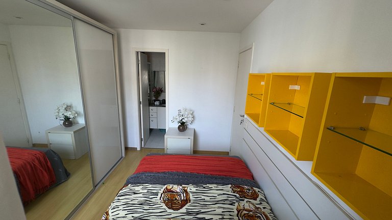 Flat com Piscina, Sauna e Academia PL99-507