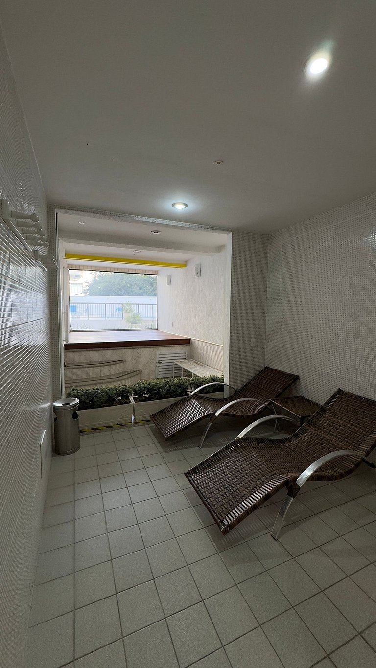 Estacionamento, Gym, Piscina, Sauna e Praia PL99