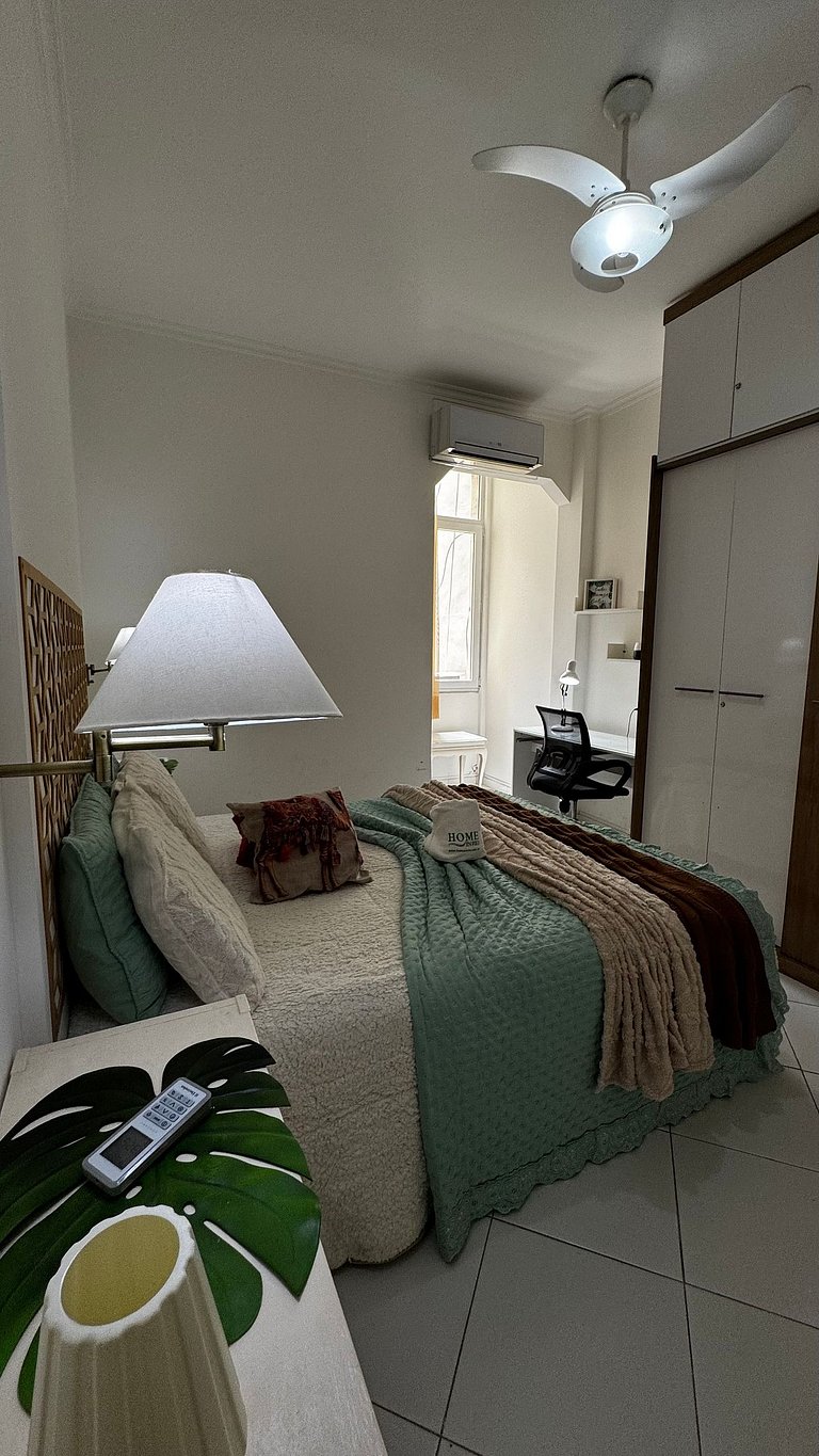 Amplo 2 quartos conforto Ideal