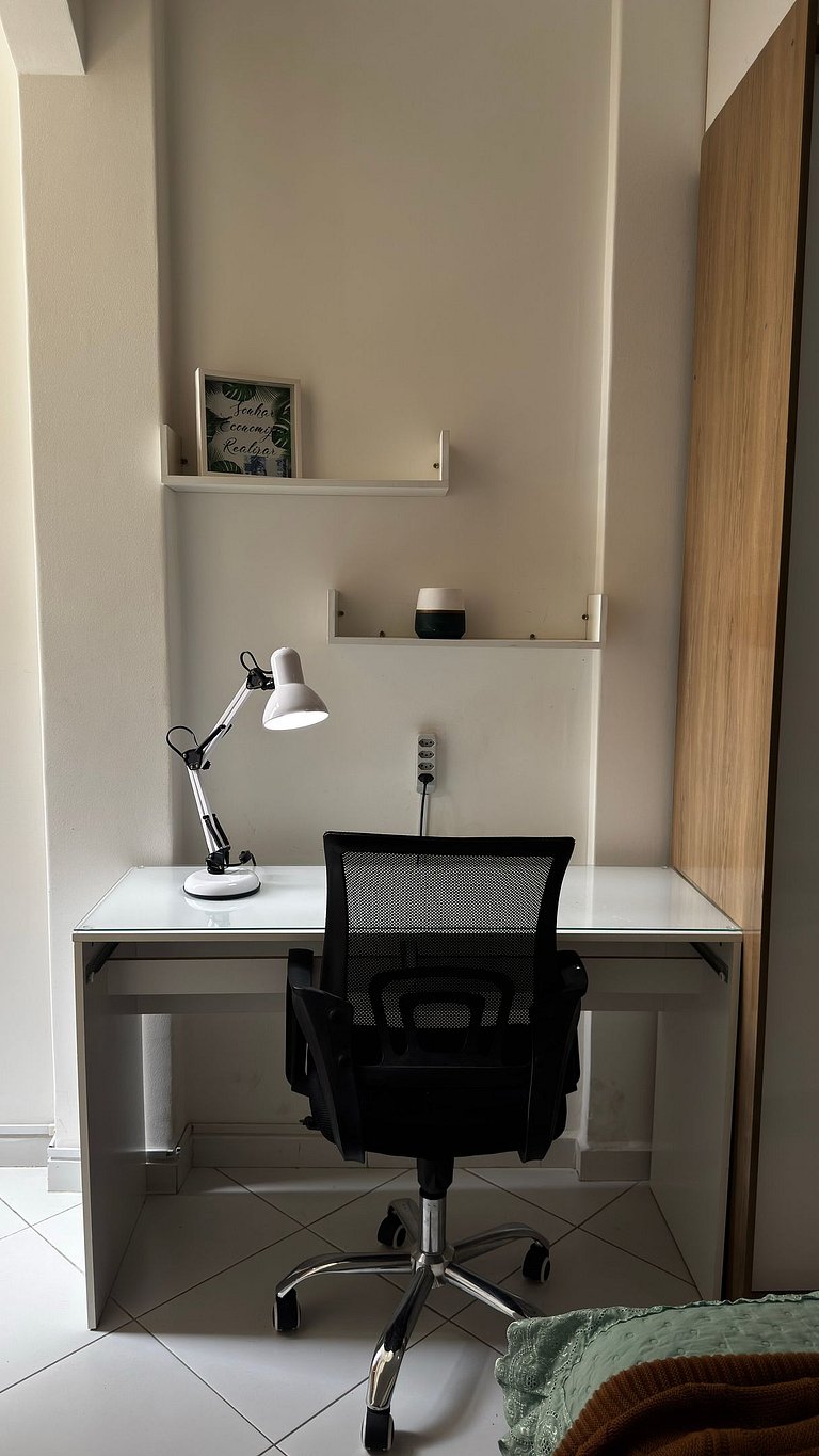 Amplo 2 quartos conforto Ideal