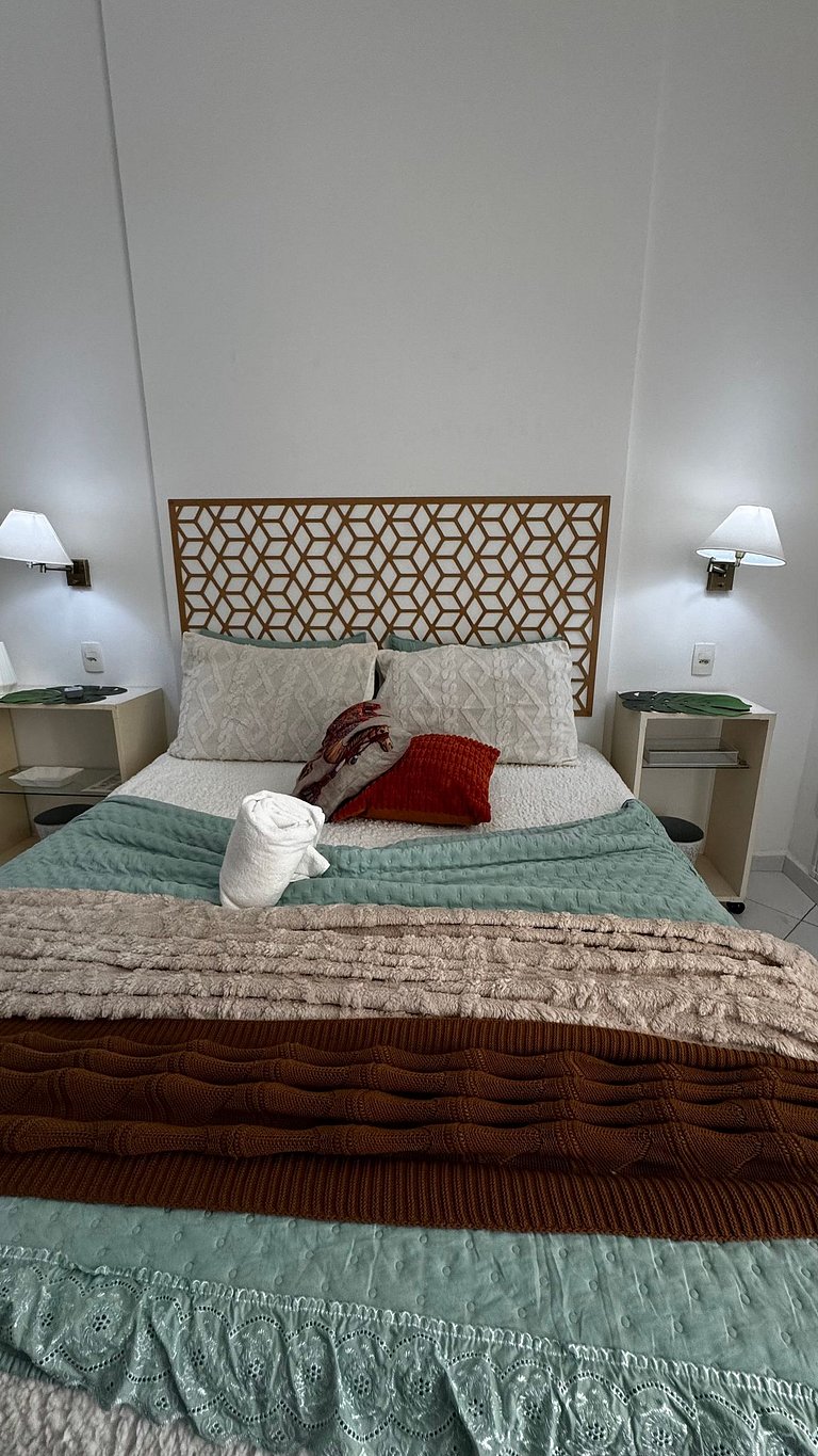 Amplo 2 quartos conforto Ideal