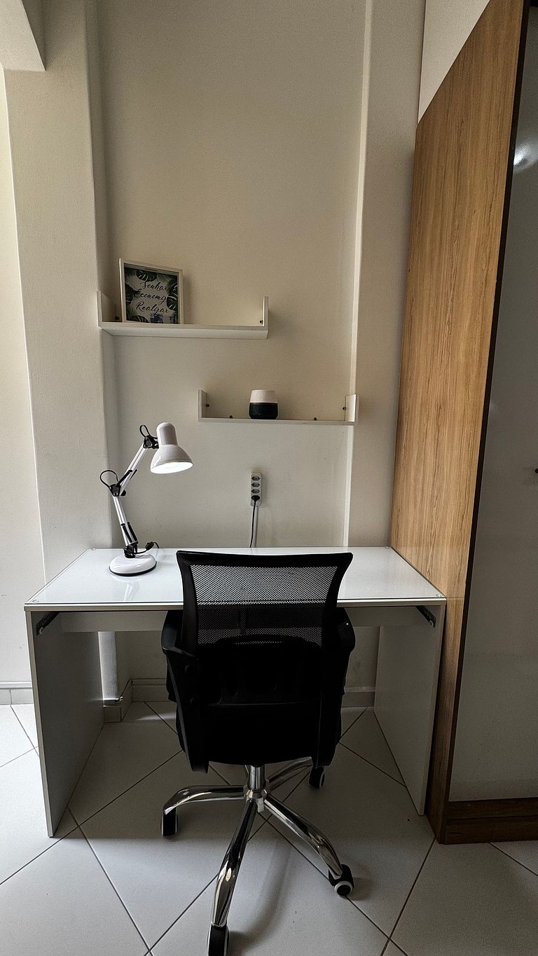 Amplo 2 quartos conforto Ideal