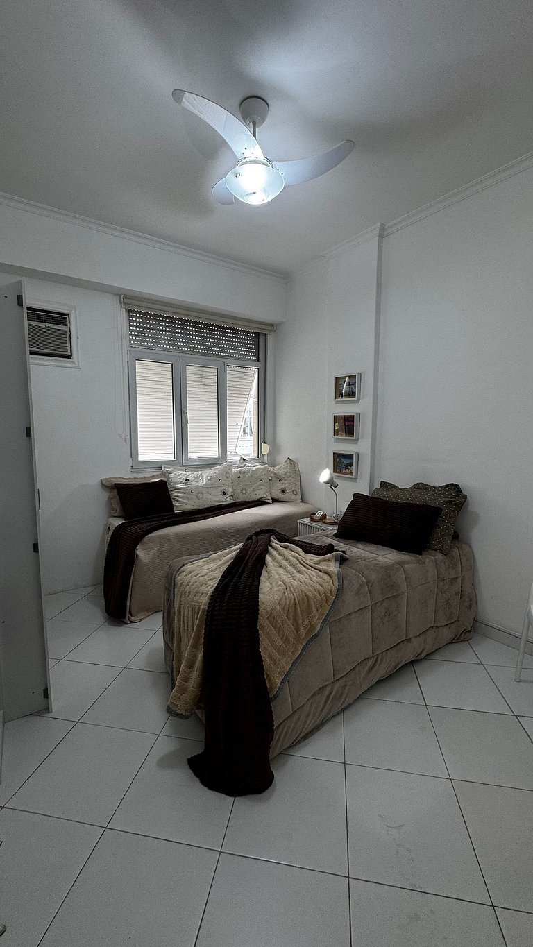 Amplo 2 quartos conforto Ideal