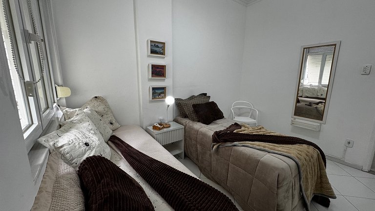 Amplo 2 quartos conforto Ideal