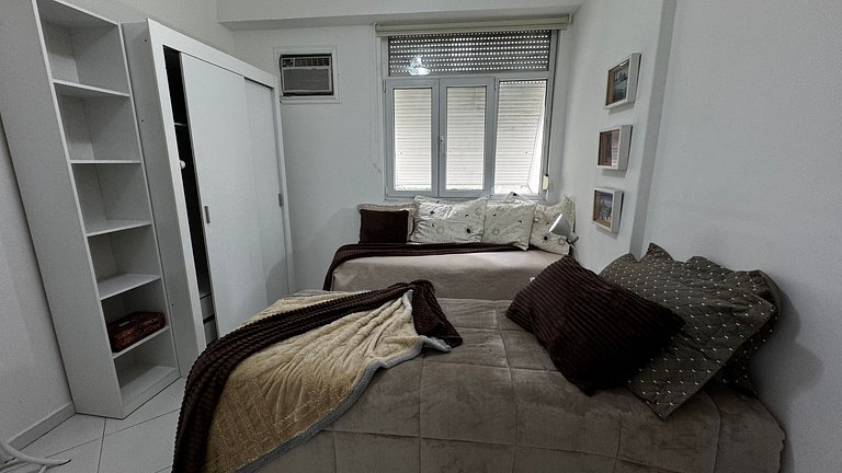 Amplo 2 quartos conforto Ideal