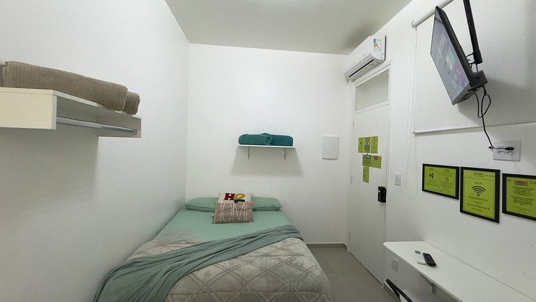 Studio Compacto a 3 Minutos da Praia