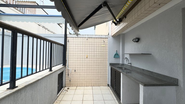 Flat na Cobertura com Piscina Privativa