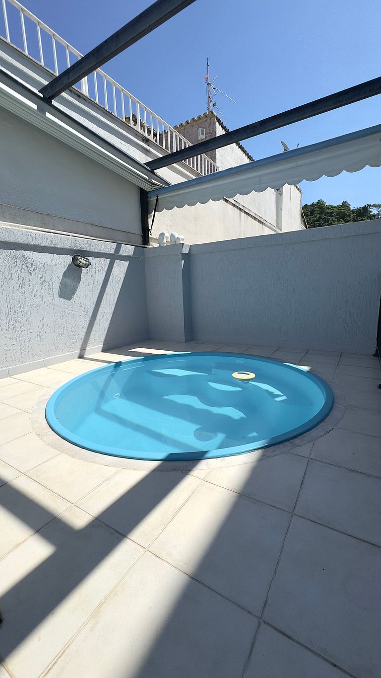 Flat na Cobertura com Piscina Privativa